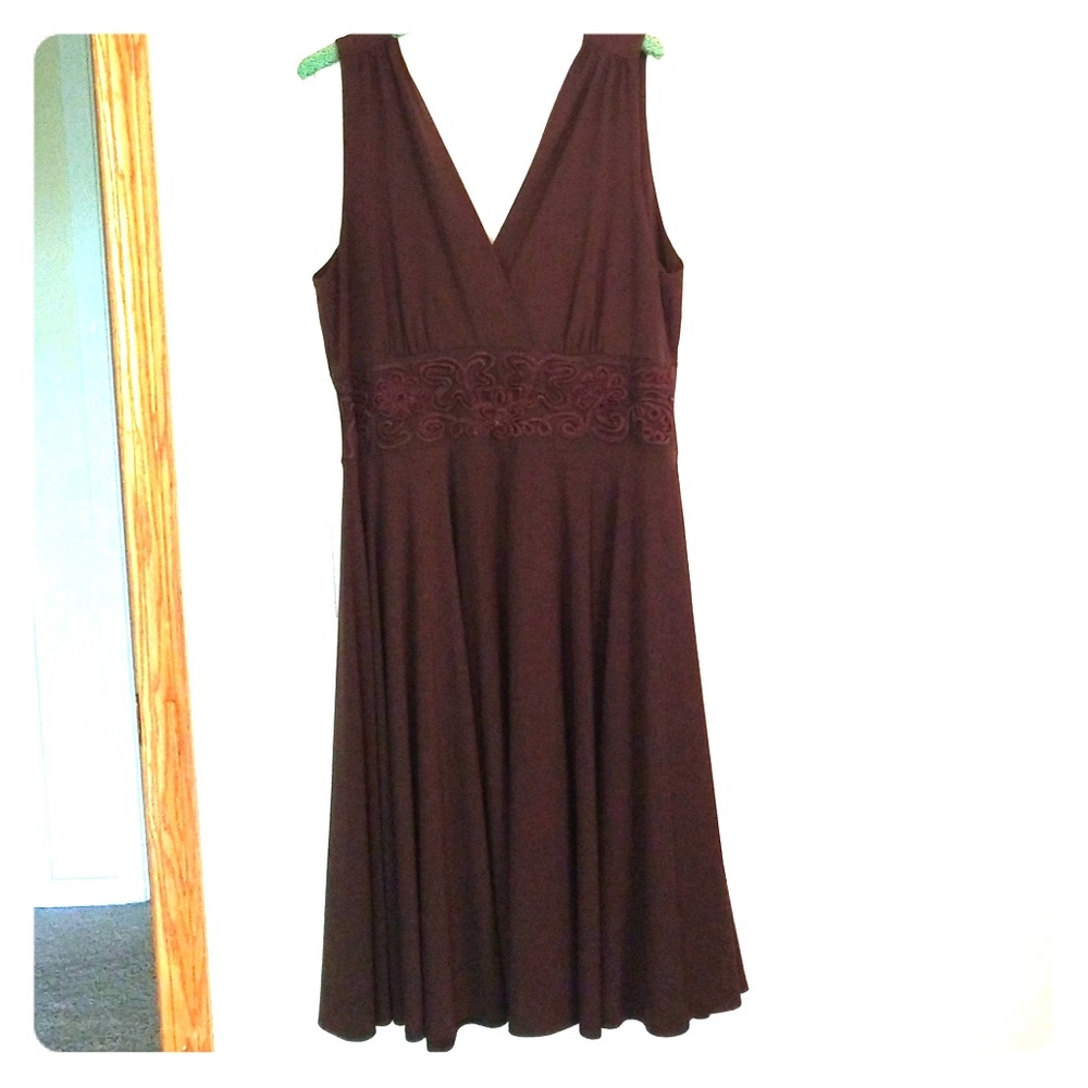 A -line stunning Brown dress